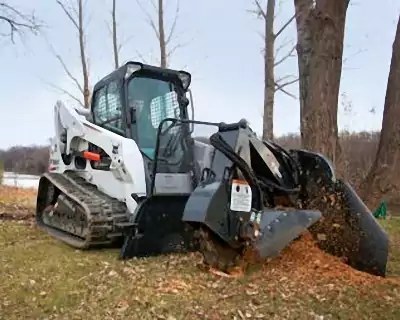 Stump grinding equipment